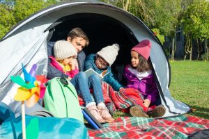 Family Camping with Kids and Pets